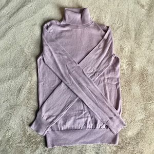 Aritzia Wilfred Free Lavender Turtleneck